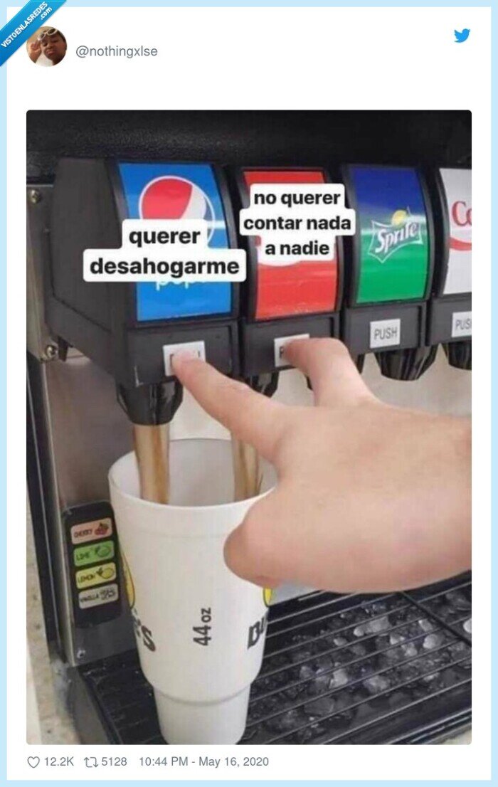 desahogarse,no querer contar nada a nadie