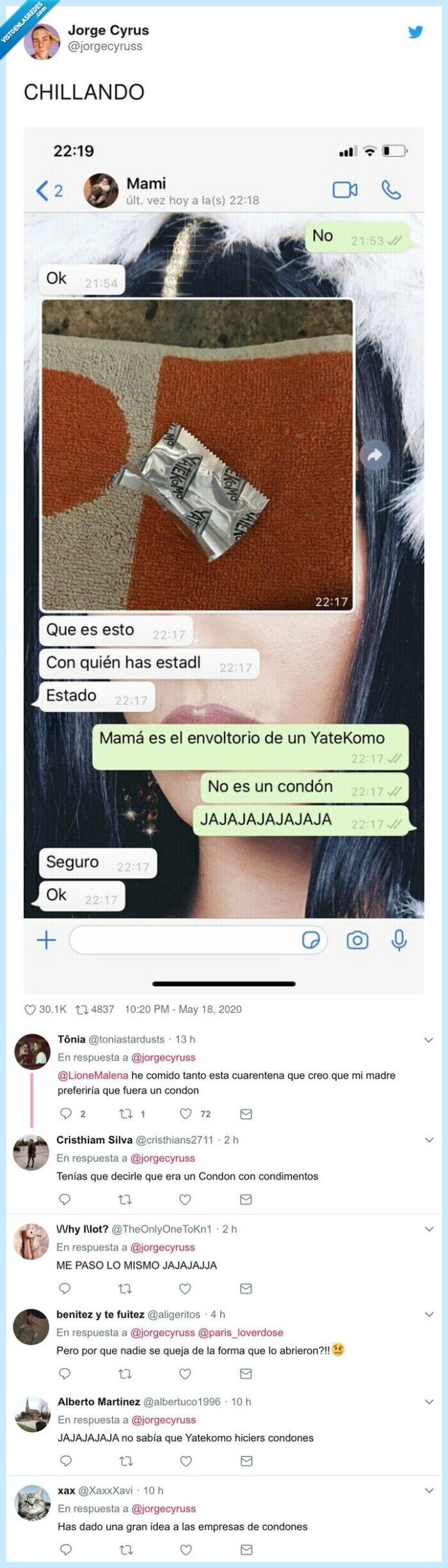 yatekomo,preservativo,confusi&oacute;n,madre,hijo