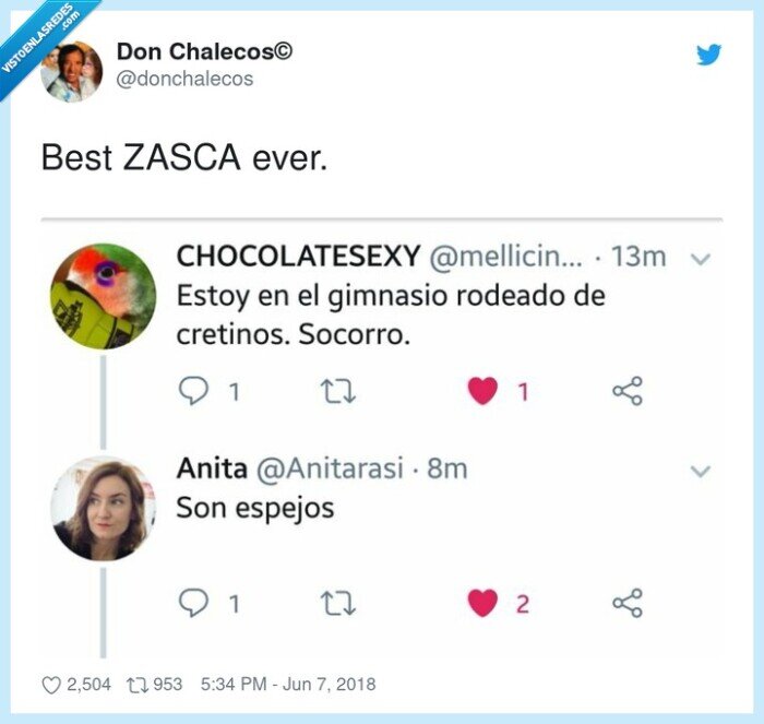 zasca,gimnasio,espejos,cretinos