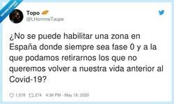 Enlace a Si es en zona rural y con casas con patio, huerta, etc... ¡me apunto!, por @LHommeTaupe