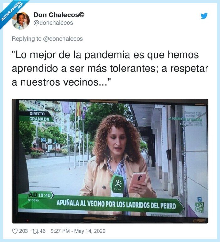 tolerantes,aprendido,pandemia,respetar,coronavirus,vecinos
