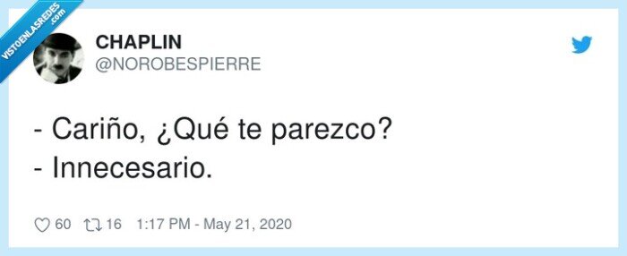 innecesario,cariño,parecer
