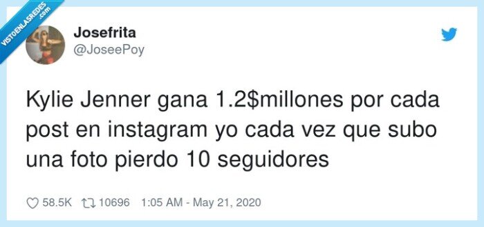 millones,seguidores,instagram,perder,dinero,kylie jenner