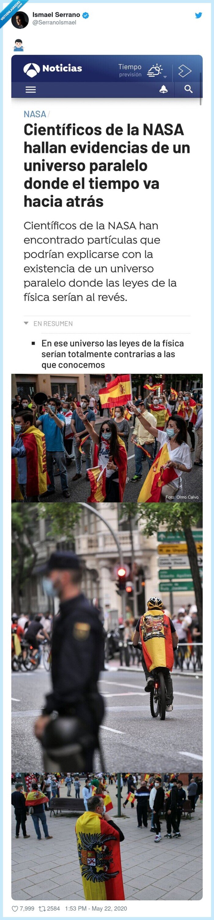 fachas,universo paralelo,tiempo hacia atrás