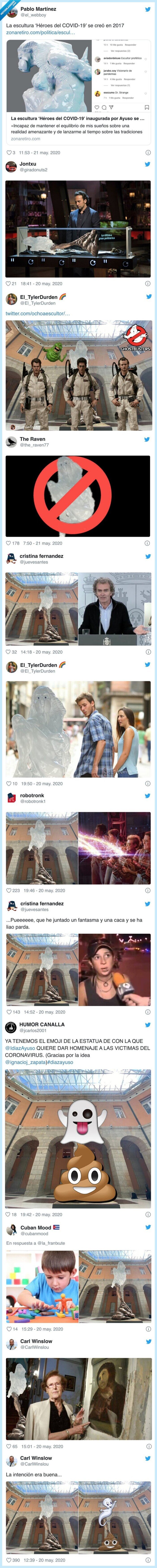 ‘héroes,covid19’,escultura,creó,2017,del