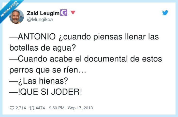 documental,botellas,hienas,llenar