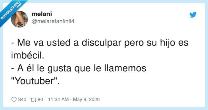 disculpar,imb&eacute;cil,llamar,youtuber