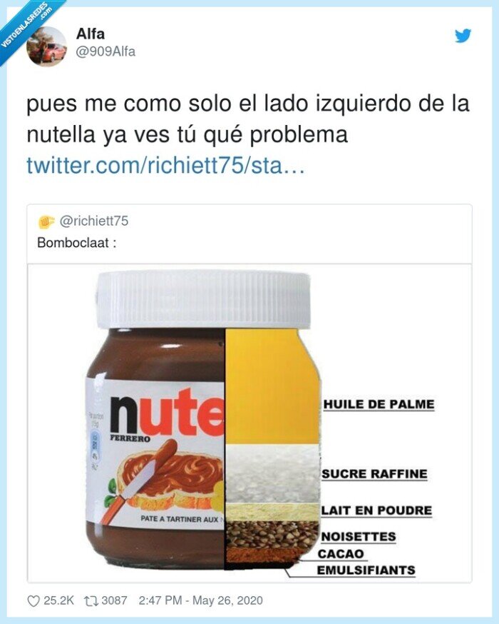 izquierdo,problema,nutella,bote