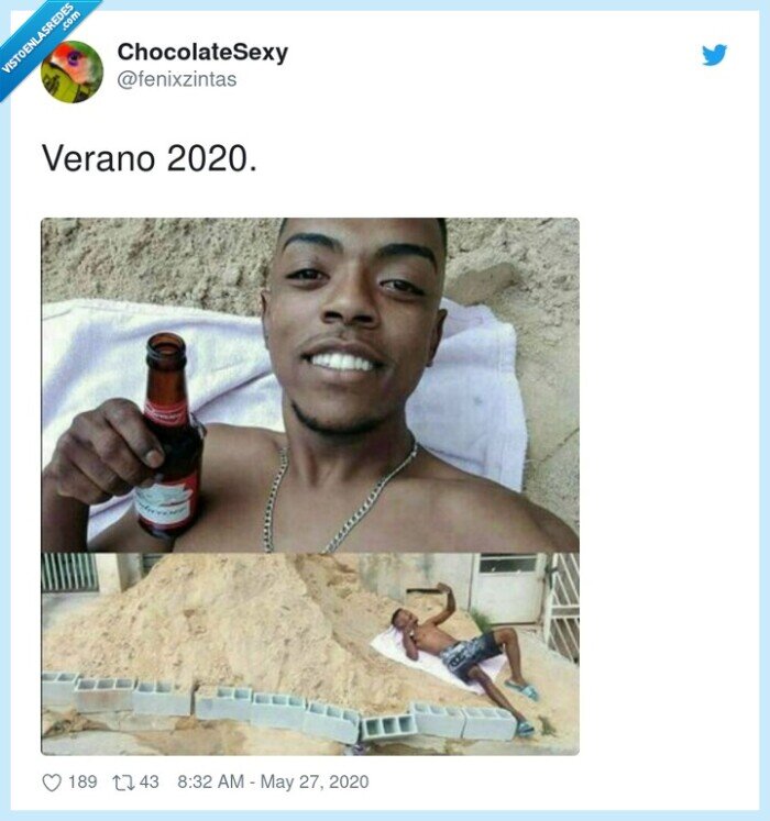 verano,2020,tomar el sol,playa,fake,cuarentena