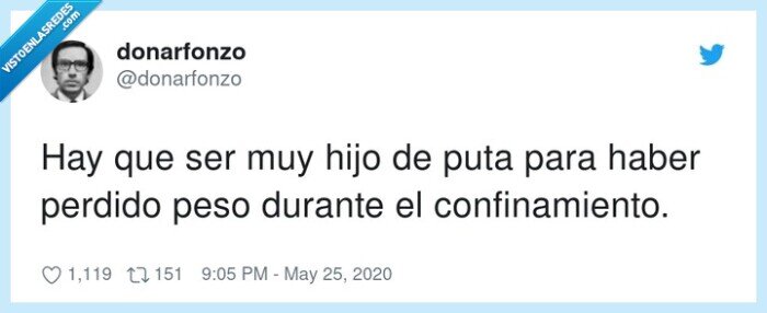 confinamiento,perder peso