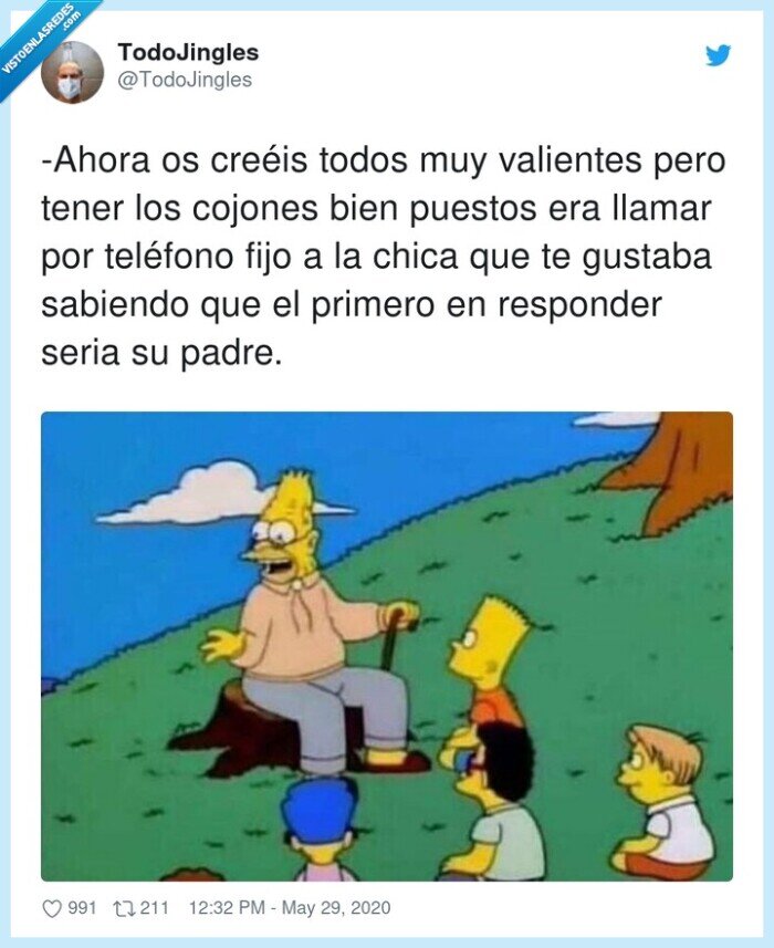 responder,valientes,teléfono fijo,padre,ligar