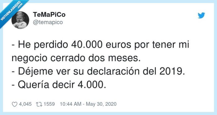 declaración,perdido,negocio cerrado
