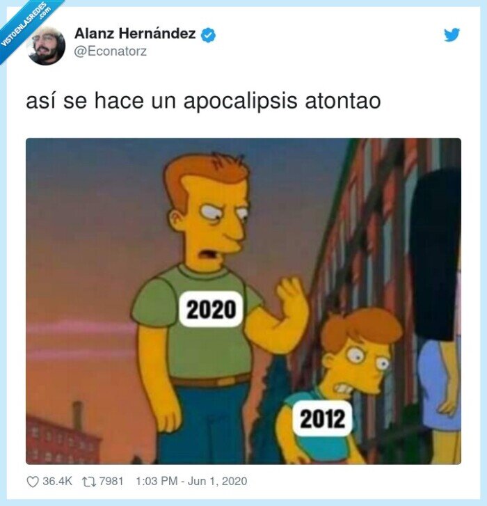 apocalipsis,atontao,así se hace,2020,2012