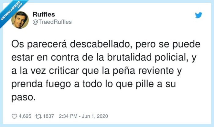 descabellado,brutalidad,parecerá,policial,criticar
