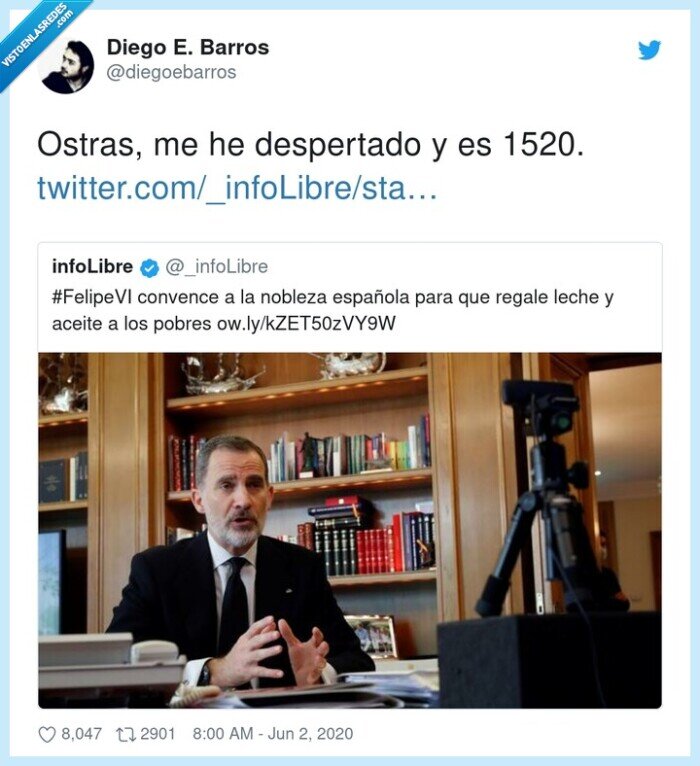 despertado,rey felipe,migajas,donar,aceite,leche,1520