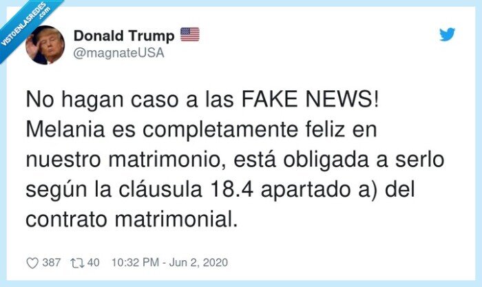 completamente,cláusula matrimonial,matrimonio,obligada,contrato,trump,melania