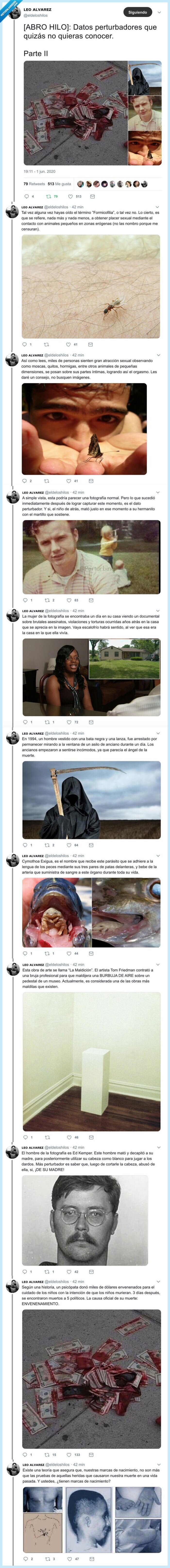 perturbadores,datos,locura