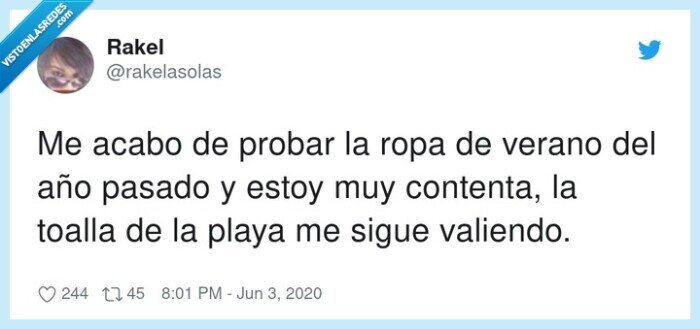 contenta,probar,verano,ropa,toalla