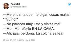 Enlace a Dime cosas feas, por @PentotalSadico