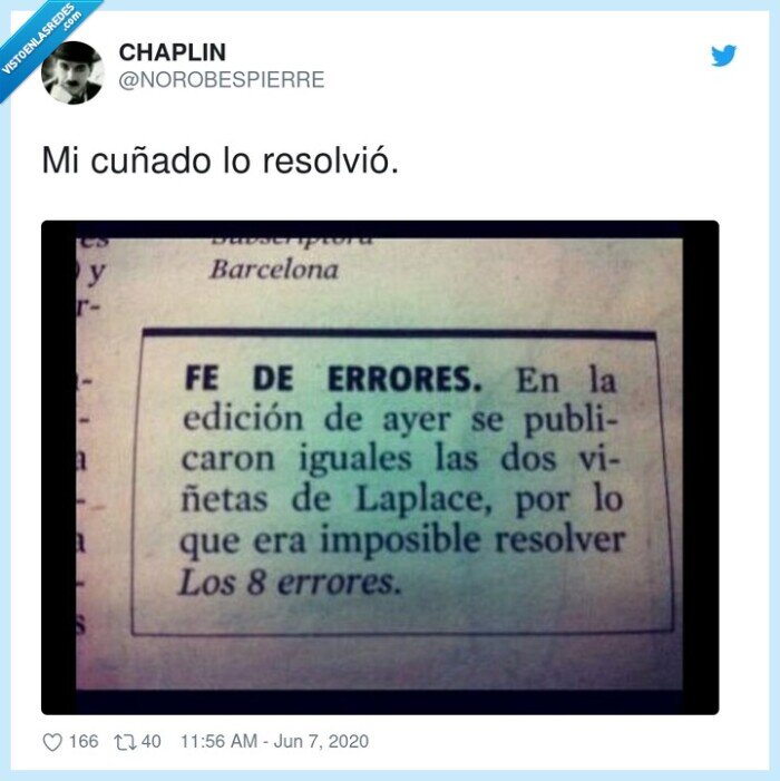 resolver,cuñado,fe de errores,viñetas,diferencias