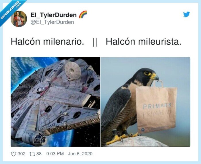 halcón mileurista,milenario,halcón