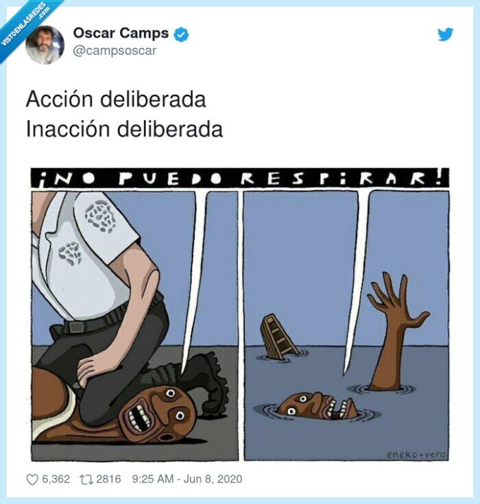 deliberada,inacción,acción,negros,black lives,pateras