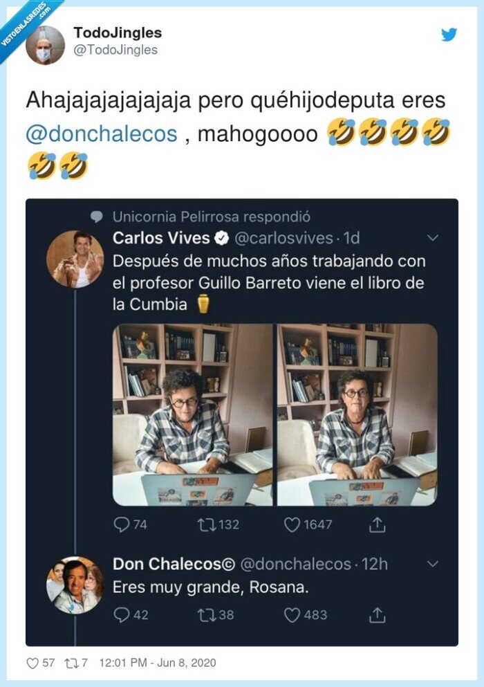 carlos vives,rosana,clavados