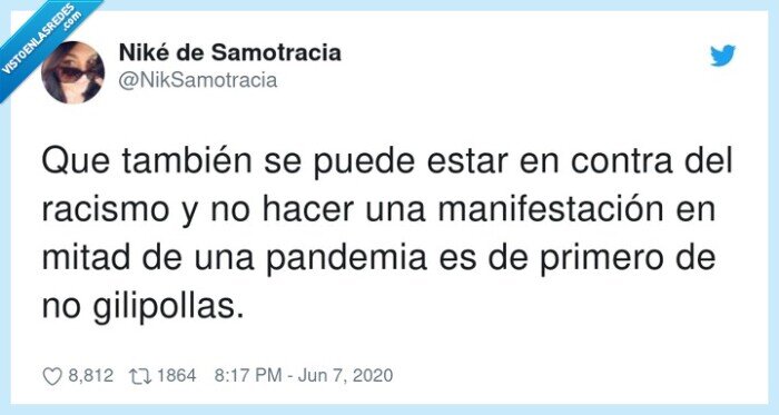manifestación,pandemia,racismo