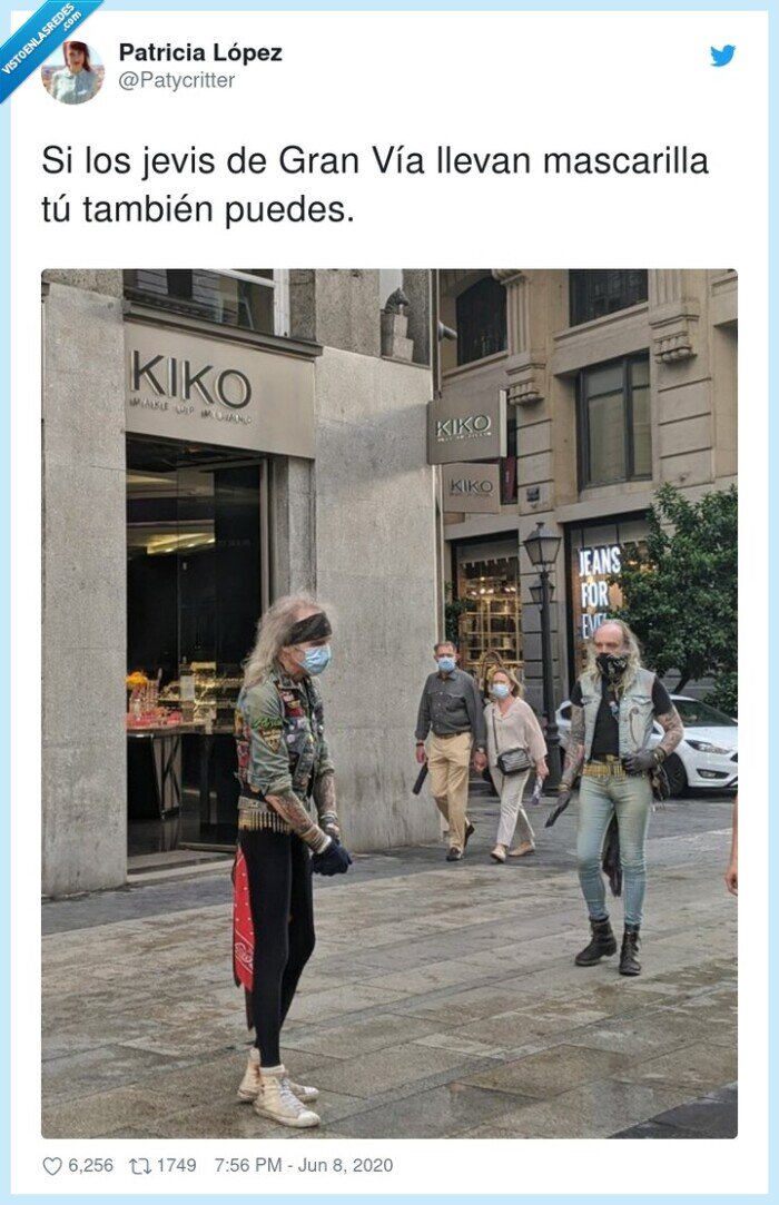 mascarilla,jevis,gran via,heavys