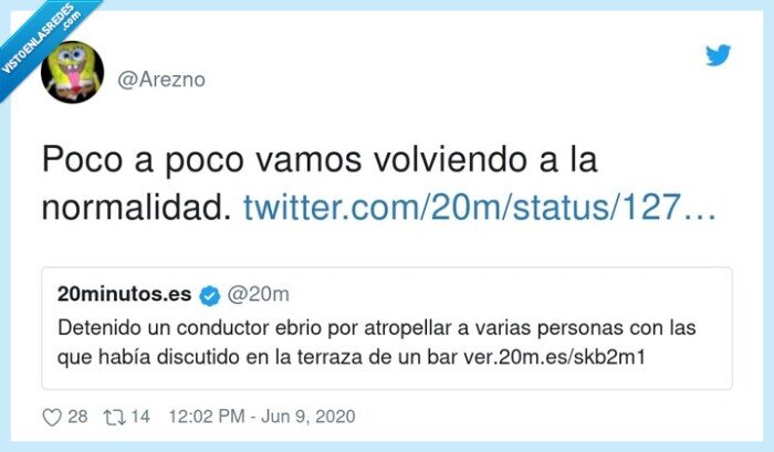normalidad,volver,terrazas,peleas,atropellos