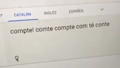 601679 - La última moda son estos tontos vídeos del traductor de Google pronunciando palabras que suenan igual en otros idiomas