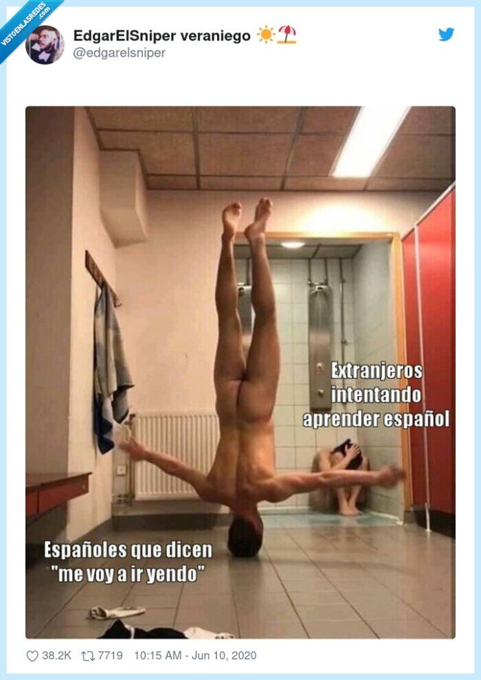 me voy a ir yendo,pino,idiomas,aprender,español