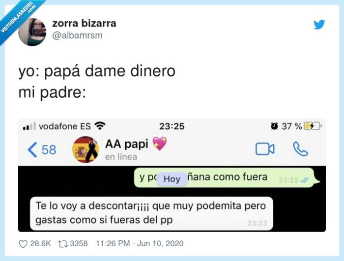 dinero,papá,padre,podemita,pp,gastar