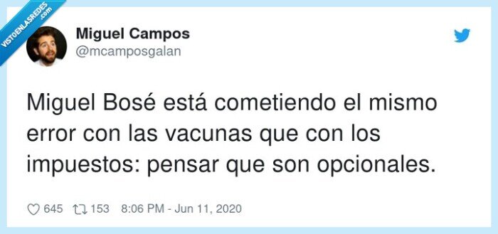 opcionales,cometiendo,impuestos,vacunas,miguel bosé,pensar