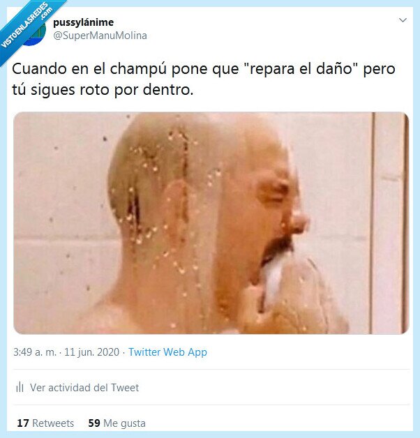 champú,reparar,daño,dentro,roto