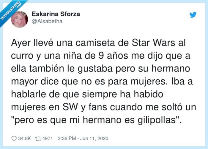 camiseta,niña,star wars,gustar