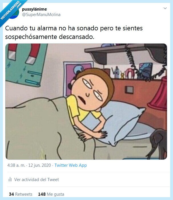 alarma,descansar,sospecha