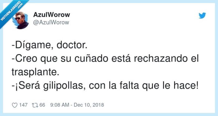 rechazar,trasplante,cuñado,doctor