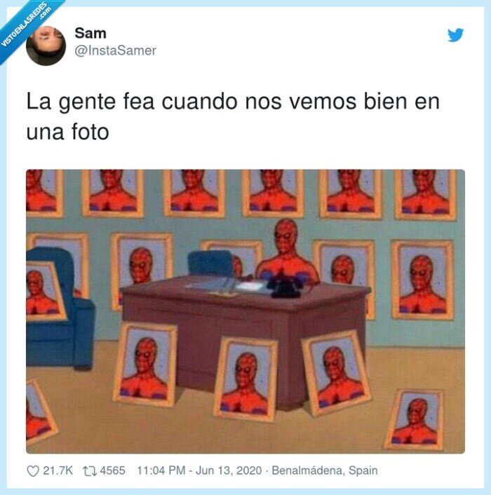 gente fea,foto,spiderman