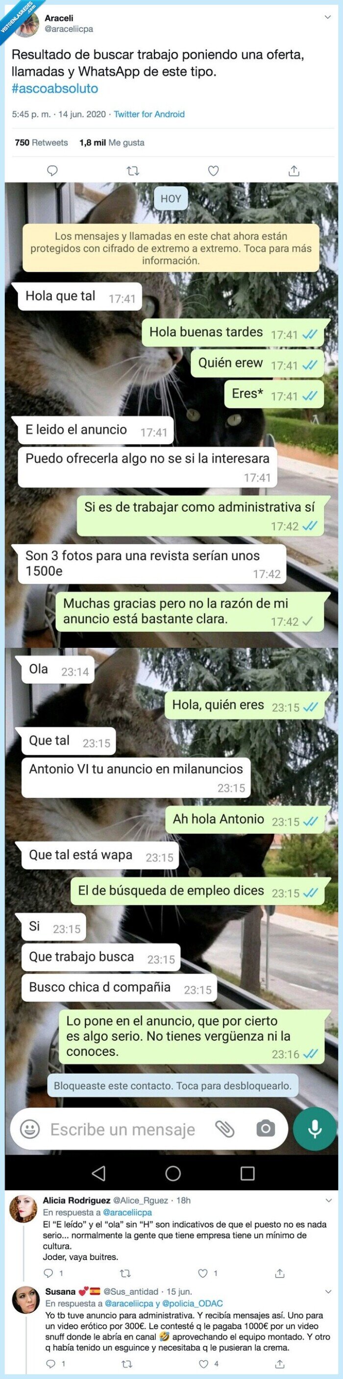 trabajo,telefono,llamar,proposiciones,indecente