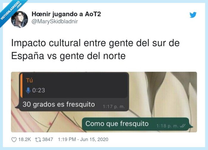 impacto cultural,temperatura,espa&ntilde;a,gente,norte,sur