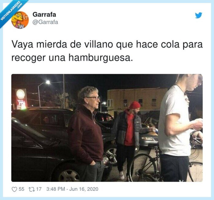 hamburguesa,villano,recoger,bill gates
