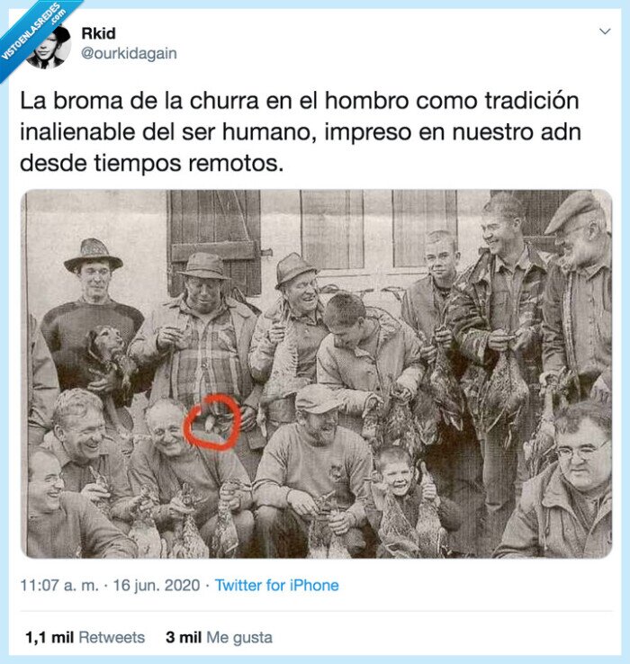 churra,hombro,foto,broma