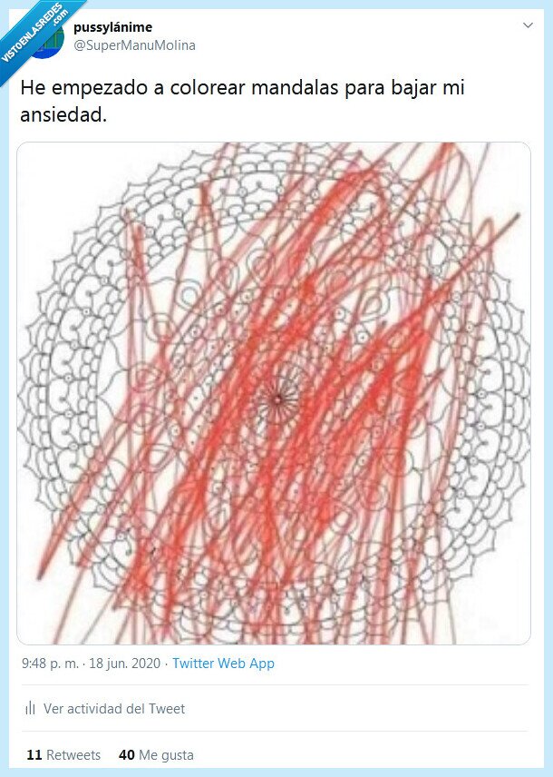 ansiedad,mandalas,colorear