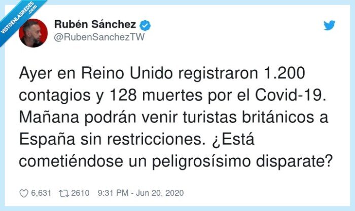 peligrosísimo,coronavirus,turismo,restricciones,registraron,británicos,disparate