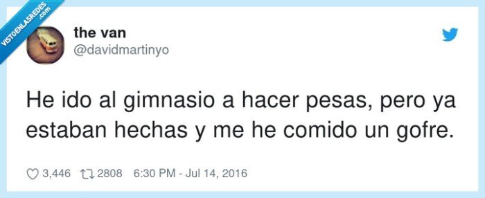 gimnasio,pesas,hechas,comer,hacer