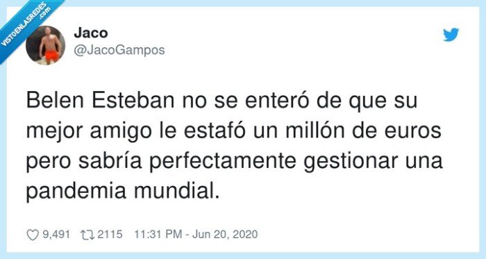 perfectamente,gestionar,pandemia,belen esteban,listilla