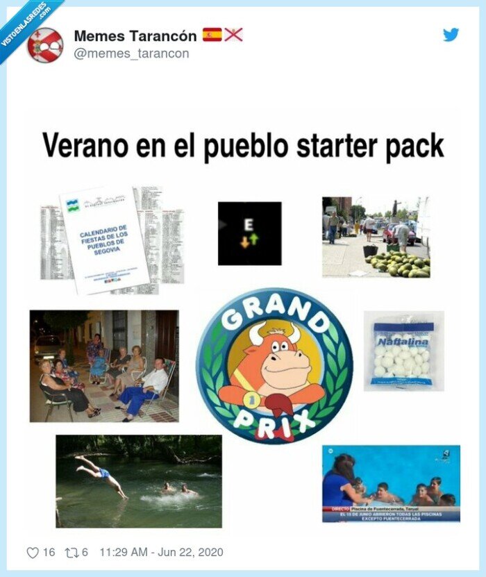 verano,pueblo,starter pack