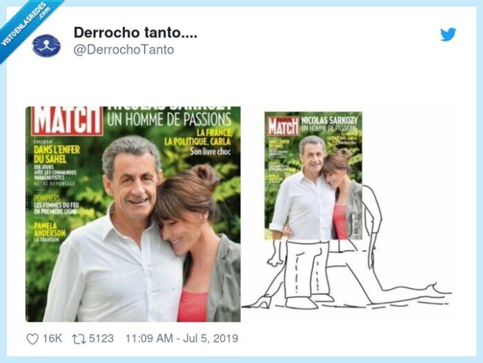 sarkozy,mujer,enano,chop,montaje,revista