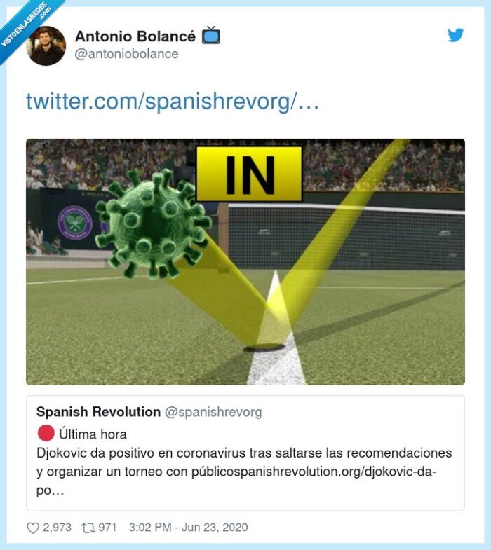 novak dojokovic,in,coronavirus,tonto